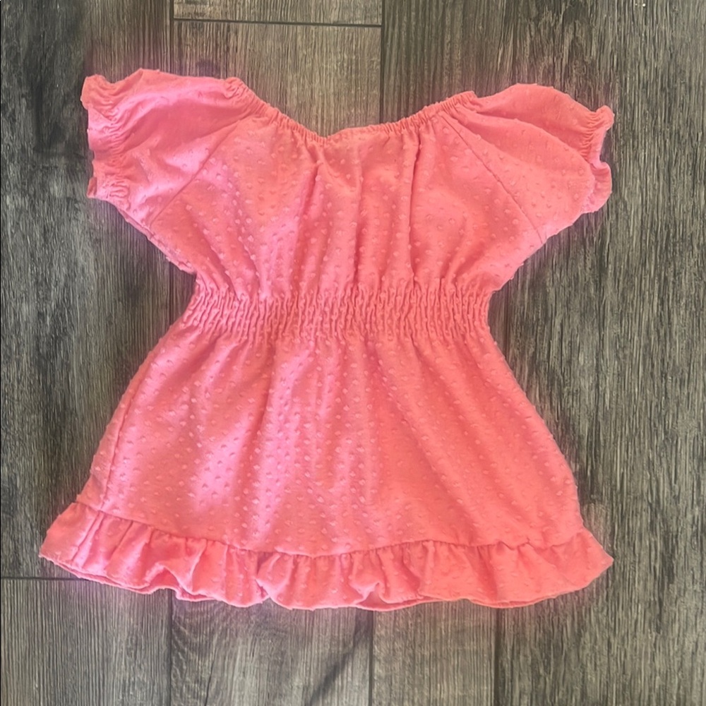Pink Ruffled Blouse - Picture 6 of 6